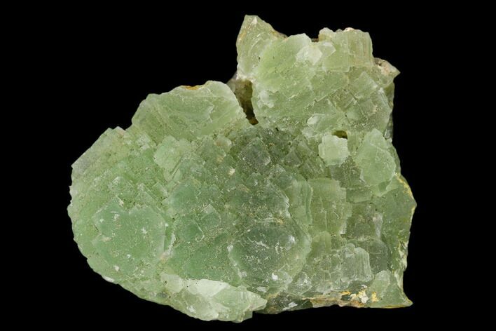 Stepped, Green Fluorite Formation - Fluorescent #136873